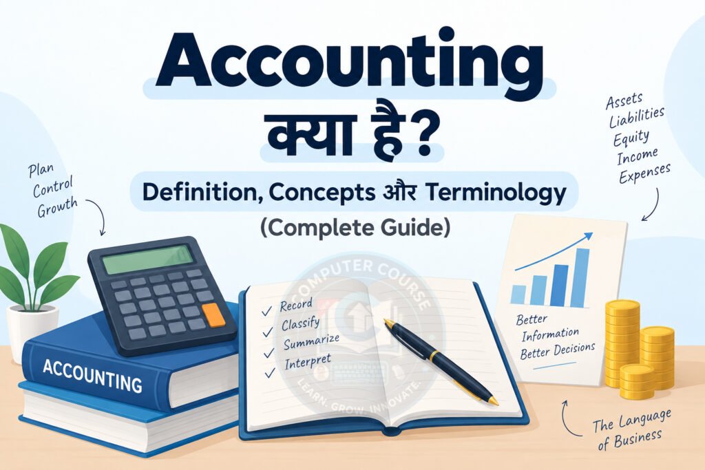 Accounting क्या है? – Definition, Concepts और Terminology (Complete Guide)