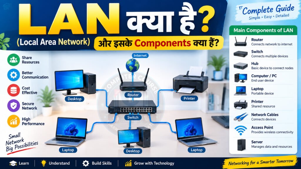 LAN (Local Area Network) क्या है और इसके Components क्या हैं?