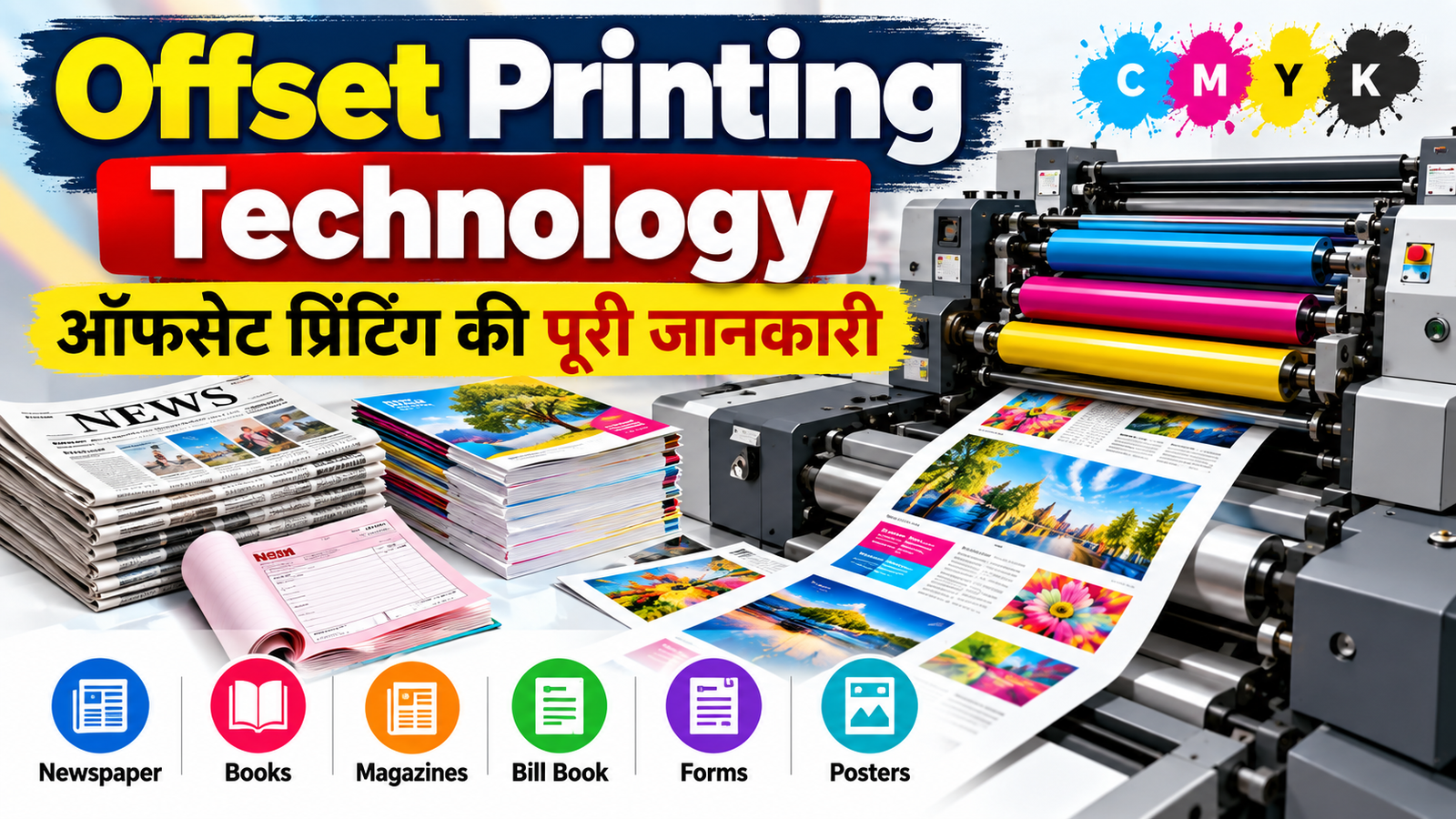 Offset Printing Technology – ऑफसेट प्रिंटिंग की पूरी जानकारी