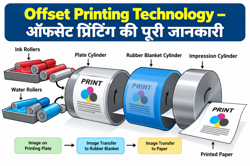Offset Printing Technology – ऑफसेट प्रिंटिंग की पूरी जानकारी
