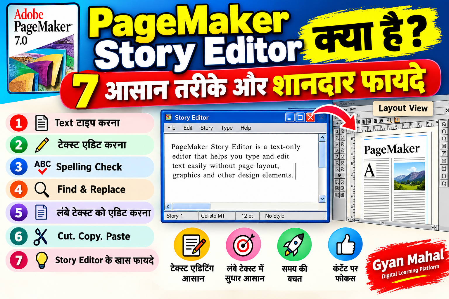 PageMaker Story Editor क्या है?